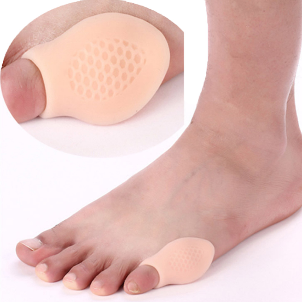 2Pcs Silicone Gel Toe Separators Straightener Bunion Protector Pain Relief